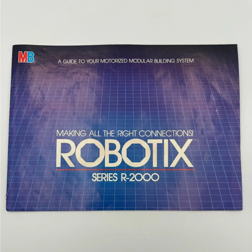 Vintage Robotix R-2000 Motorized Building System 1984 MB Tested‎